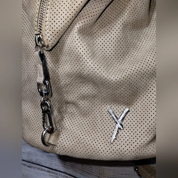 Suri Frey Romy Backpack Purse in Light Beige Large 13x13 Vegan Leather - Picture 3 of 8